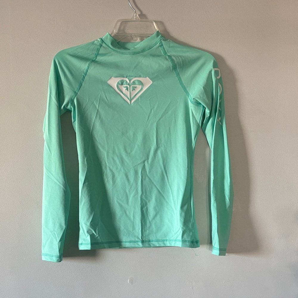 Roxy Women's Mint Long Sleeve Rash Guard  *NEW NEVER WORN